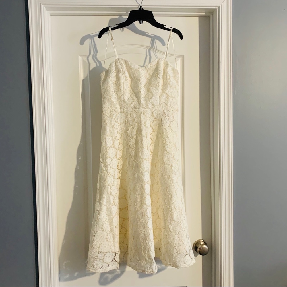 NWT Champagne & Strawberry Dress M